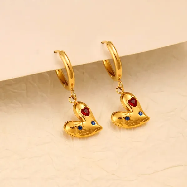 Gold_Heart_Rhinestone_Drop_Earrings_For_Women